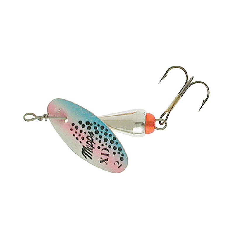 Cuill&egrave;re tournante carnassier mepps xd rainbow/argent (x2) - Cuill&egrave;res tournantes | Pacific P&ecirc;che