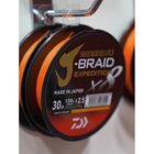 Tresse Daiwa J-Braid Exp X8 Smash Orange - 300m - Tresses | Pacific P&ecirc;che