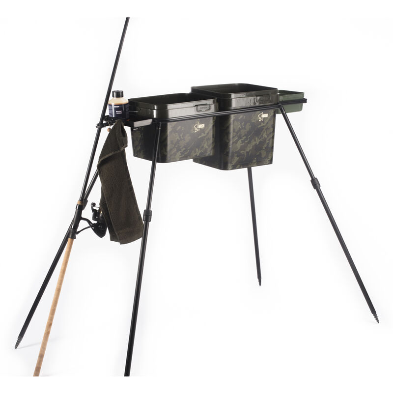 Support seau nash double spod station - Seaux | Pacific P&ecirc;che