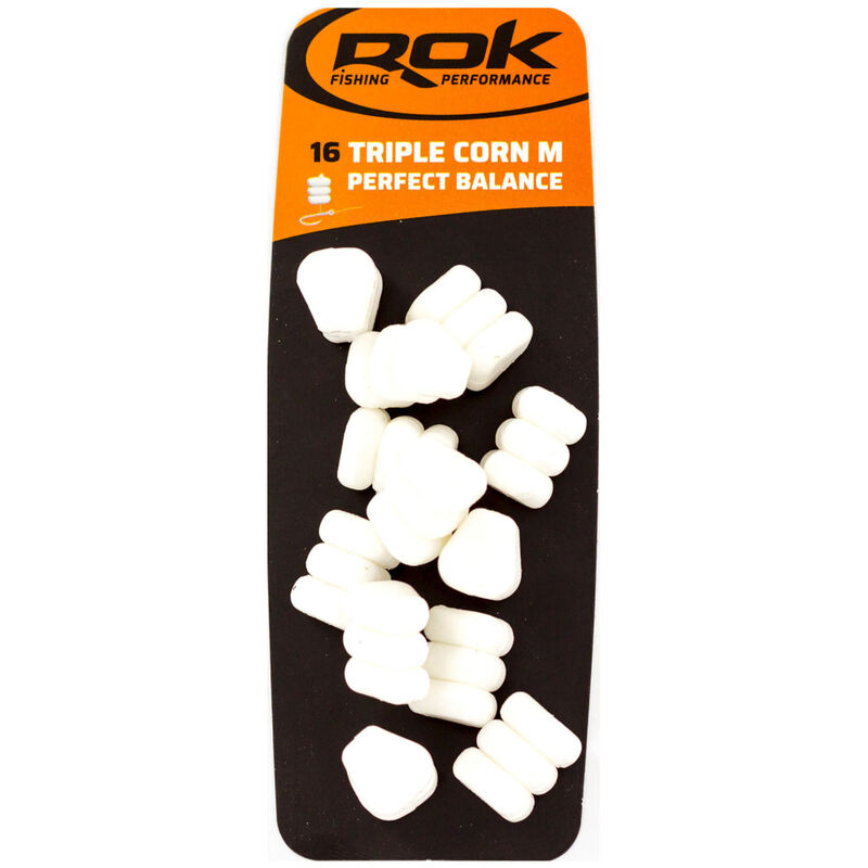 Ma&iuml;s artificiels carpe rok triple corn m perfect balance (x16) - Imitations | Pacific P&ecirc;che