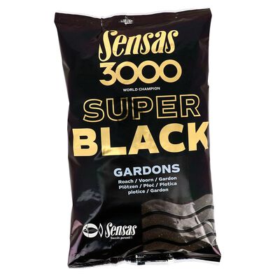 Amorce Sensas 3000 Super Black Gardon 1kg - Amorces | Pacific P&ecirc;che