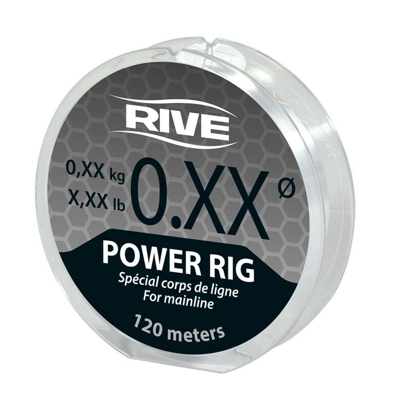 Nylon Rive Power Rig Transparent - bobine de 120M - Monofilaments Coup | Pacific P&ecirc;che