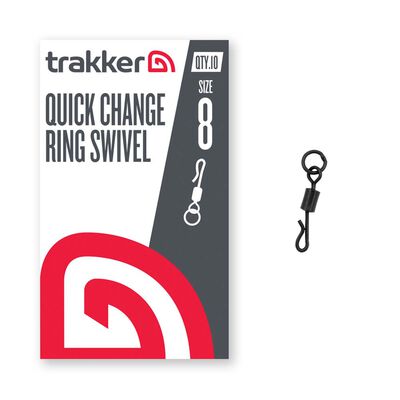 Emerillon Trakker QC Change Ring Swivel - Emerillons carpe | Pacific P&ecirc;che