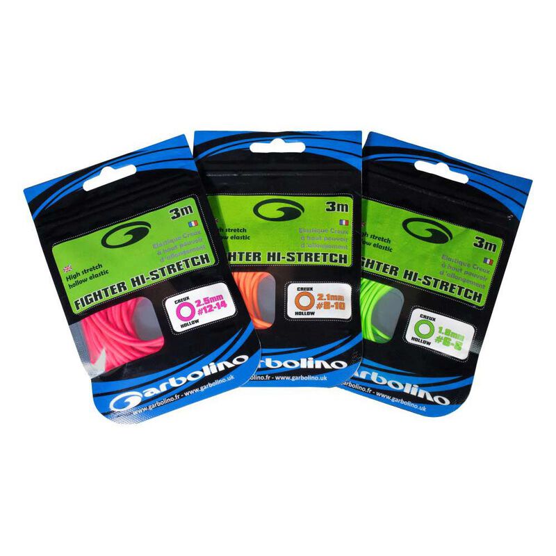 &Eacute;lastique Creux Garbolino Fighter Hi-Stretch 3m - Elastiques Creux | Pacific P&ecirc;che
