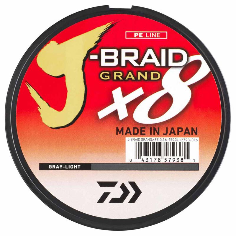 Tresse daiwa jbraid grand multicolor (8 brins) bobine de 300m - Tresses | Pacific P&ecirc;che