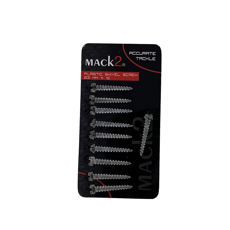 Vrilles Accroche Bouillette Mack2 Plastic Swivel Screw x10 - Accroche app&acirc;ts | Pacific P&ecirc;che