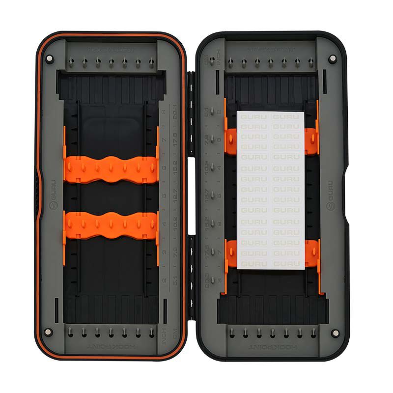 Boite &agrave; bas de ligne GURU Adjustable rig case 20cm (8 inch) - Bagagerie feeder | Pacific P&ecirc;che