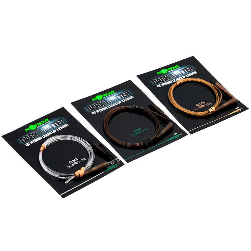 Leader korda dark matter leader 1m qc hybrid clip - Leaders | Pacific P&ecirc;che