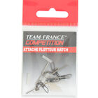 Accessoire flotteur coup team france attache match (x4) - Emerillons , Agrafes et Perles | Pacific P&ecirc;che