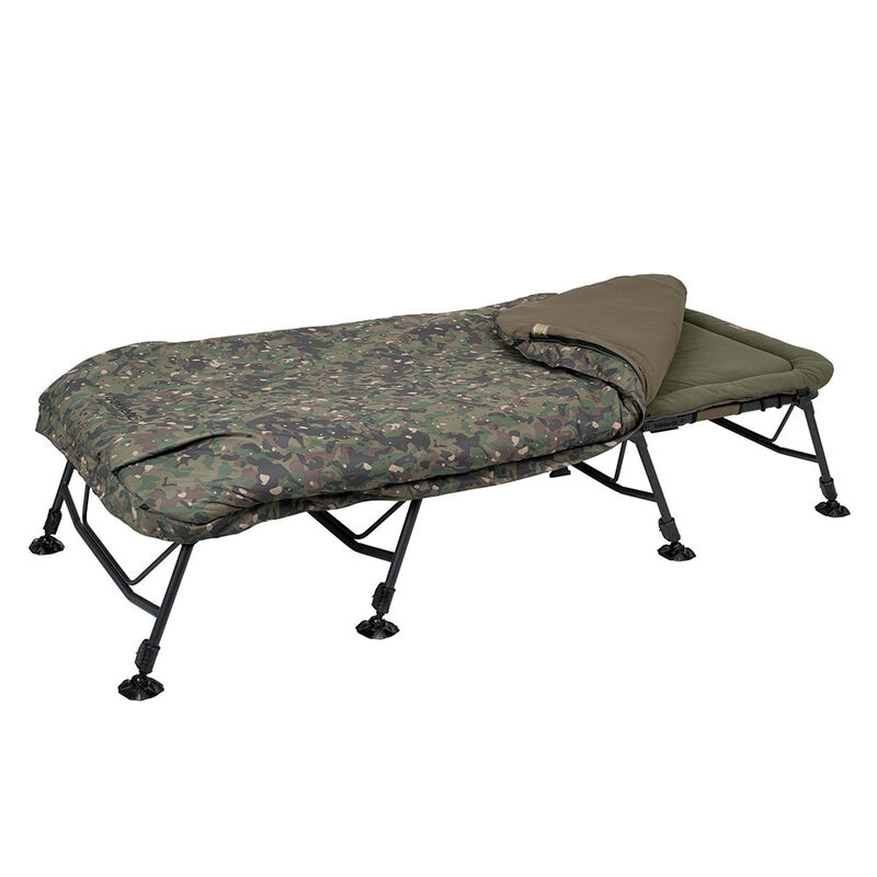 Bedchair Trakker RLX8 Wide Camo Bed System - Bedchairs | Pacific P&ecirc;che