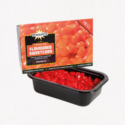 Ma&iuml;s Doux DYNAMITE BAITS Frenzied Sweet Krill Red 200g - Graines Pr&ecirc;t &agrave; P&ecirc;cher | Pacific P&ecirc;che