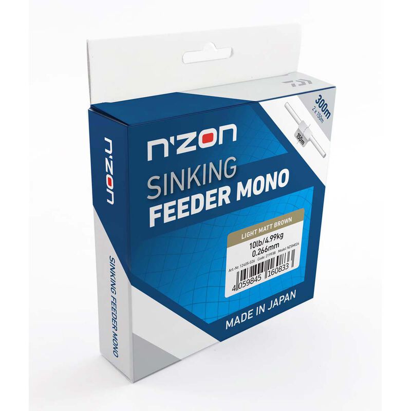 Nylon N'Zon Sinking bobine de 300m - Nylons Feeder | Pacific P&ecirc;che