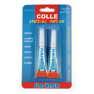 2 tubes de colle flashmer sp&egrave;cial p&ecirc;che - Divers | Pacific P&ecirc;che