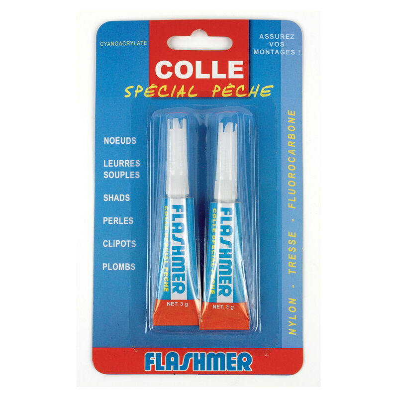 2 tubes de colle flashmer sp&egrave;cial p&ecirc;che - Divers | Pacific P&ecirc;che