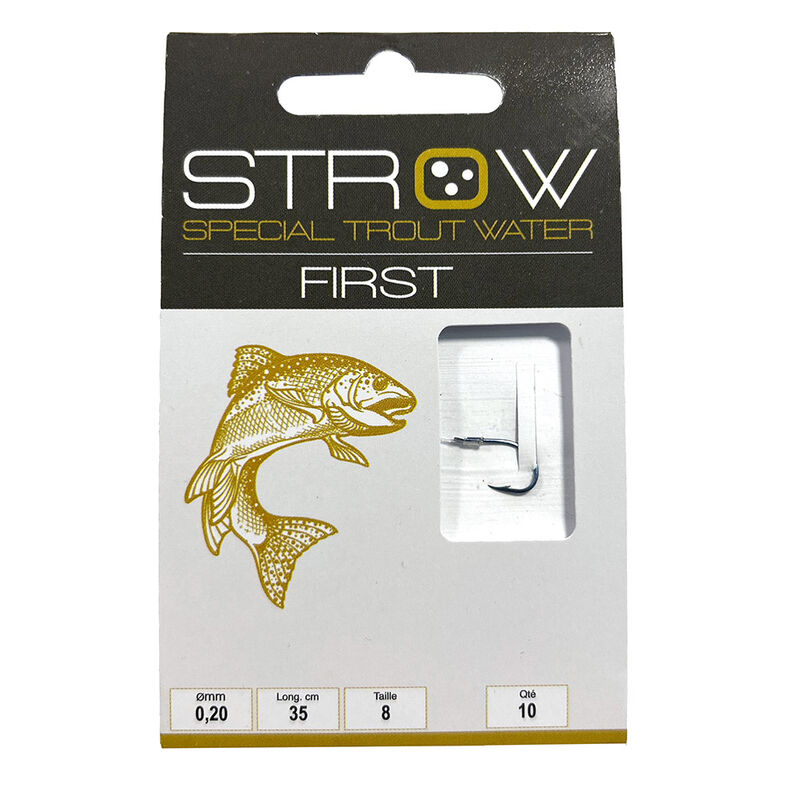 Hame&ccedil;ons mont&eacute;s STROW Truite First - Hame&ccedil;ons mont&eacute;s | Pacific P&ecirc;che