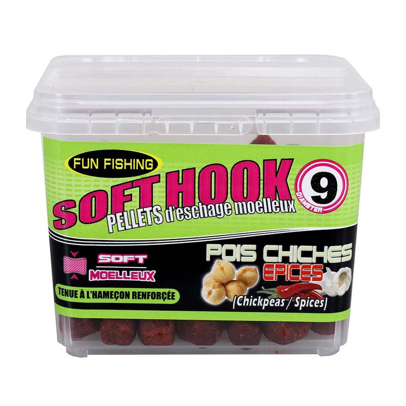 Pellet d'Eschage Soft Hook Pellets Pois Chiche Epice 110G - Pellets Mous | Pacific P&ecirc;che
