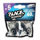 T&ecirc;te plomb&eacute;e fiiish black minnow 160 off shore 60g (x2) - T&ecirc;tes Plomb&eacute;es | Pacific P&ecirc;che