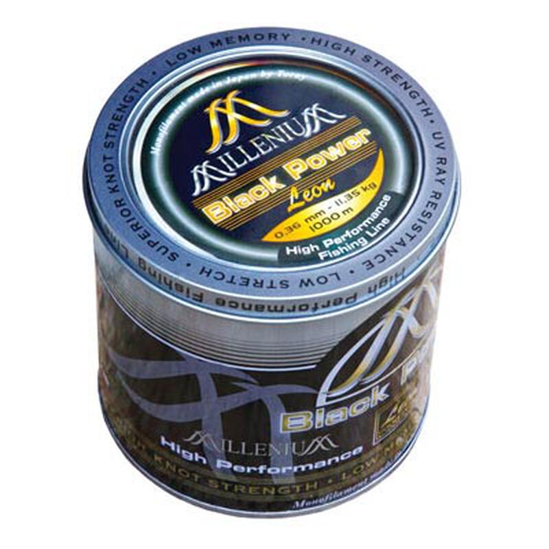 Nylon carpe leon hoogendijk millenium black power noir 1000m - Monofilament | Pacific P&ecirc;che