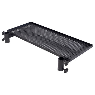 Desserte arriere rive d36 2 points alu noir 70x30cm - Dessertes | Pacific P&ecirc;che