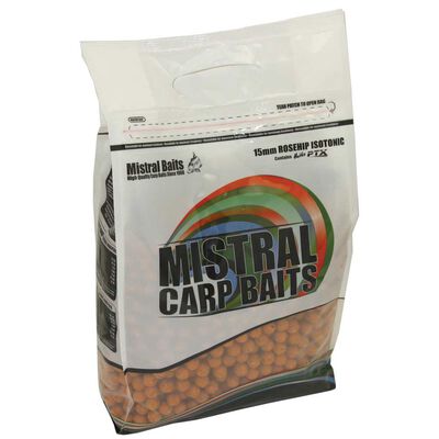 Bouillettes carpe mistral specialist range rosehip boilies 25mm 1kg - Denses | Pacific P&ecirc;che
