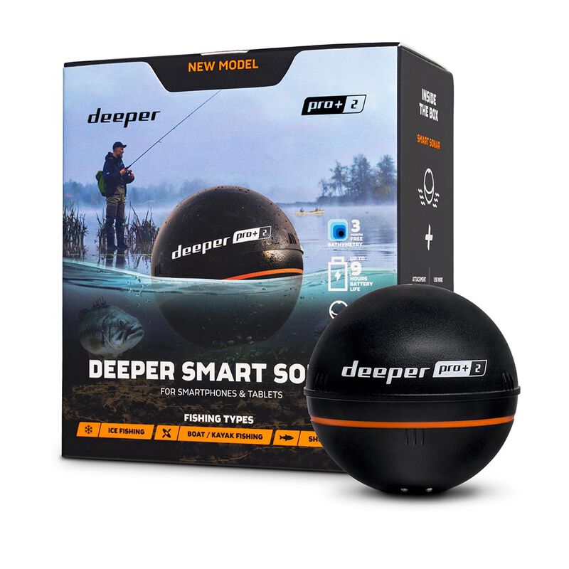 DEEPER PRO+ V2, sondeur sans fil avec GPS g&eacute;n&eacute;ration 2 - Sondeurs/Gps | Pacific P&ecirc;che