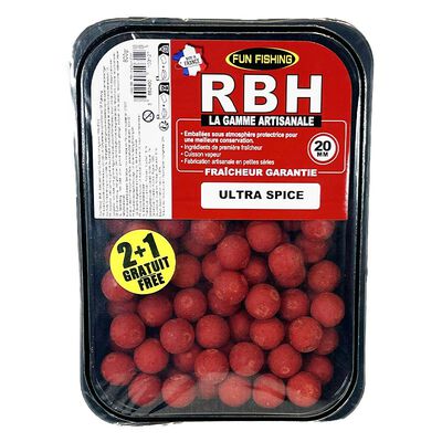 Bouillettes Fun Fishing RBH Ultra Spice 800g - Denses | Pacific P&ecirc;che