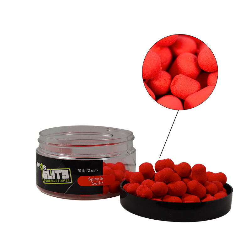 Dumbells Wafter Teos Elite 10/12mm Spicy/Garlic - Dumbells / Bouillettes | Pacific P&ecirc;che