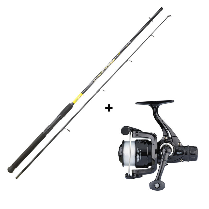 Ensemble Canne Fish Instinct Symphony Spincast 2.10m, 10-30g + Moulinet Meka Efi 201 Rd + Nylon 0.23mm - Packs et ensembles | Pacific P&ecirc;che