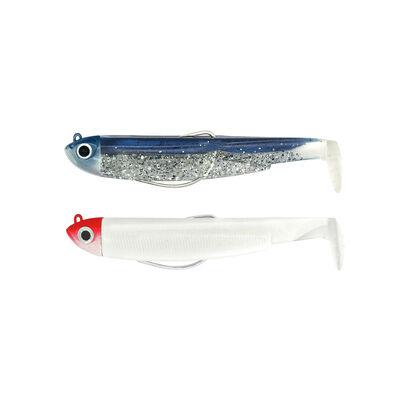 Leurre Souple FIIISH Double Combo Shore Black Minnow 120mm 12g - Leurres souples | Pacific P&ecirc;che