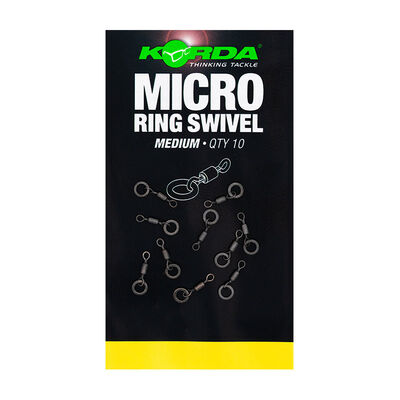 Emerillons korda micro rig ring swivel medium - Emerillons carpe | Pacific P&ecirc;che