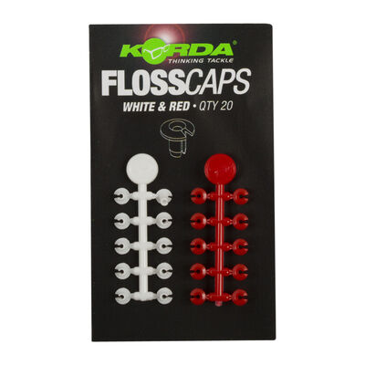 Stop app&acirc;t carpe korda floss caps white/red (x20) - Stop app&acirc;t | Pacific P&ecirc;che