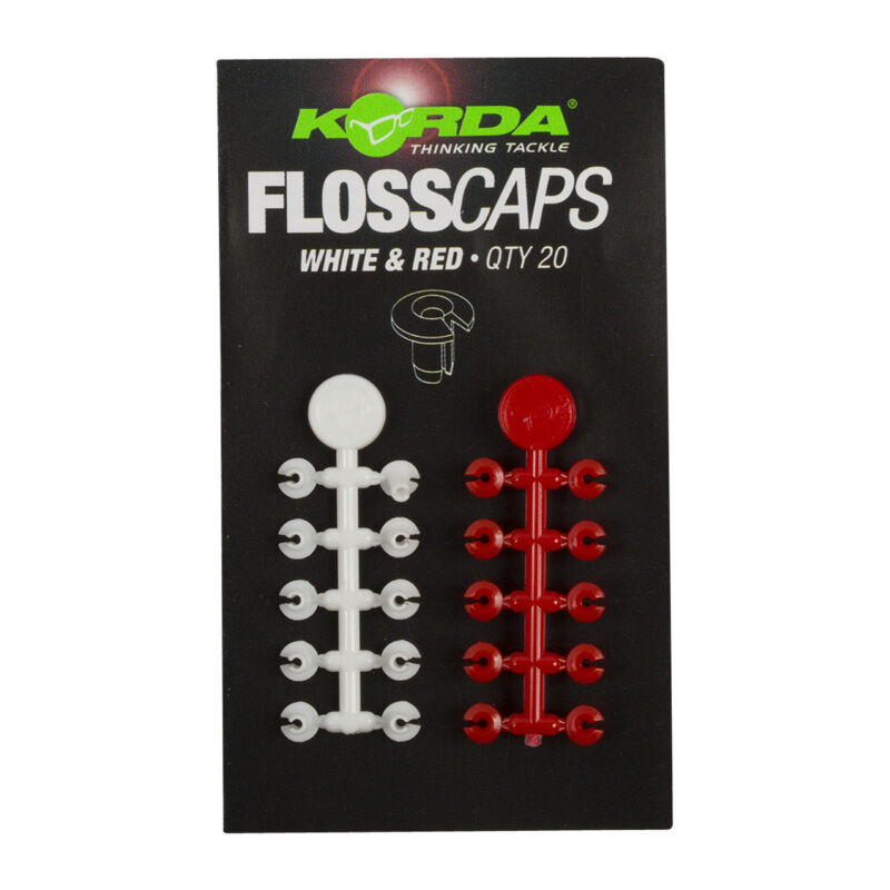 Stop app&acirc;t carpe korda floss caps white/red (x20) - Stop app&acirc;t | Pacific P&ecirc;che