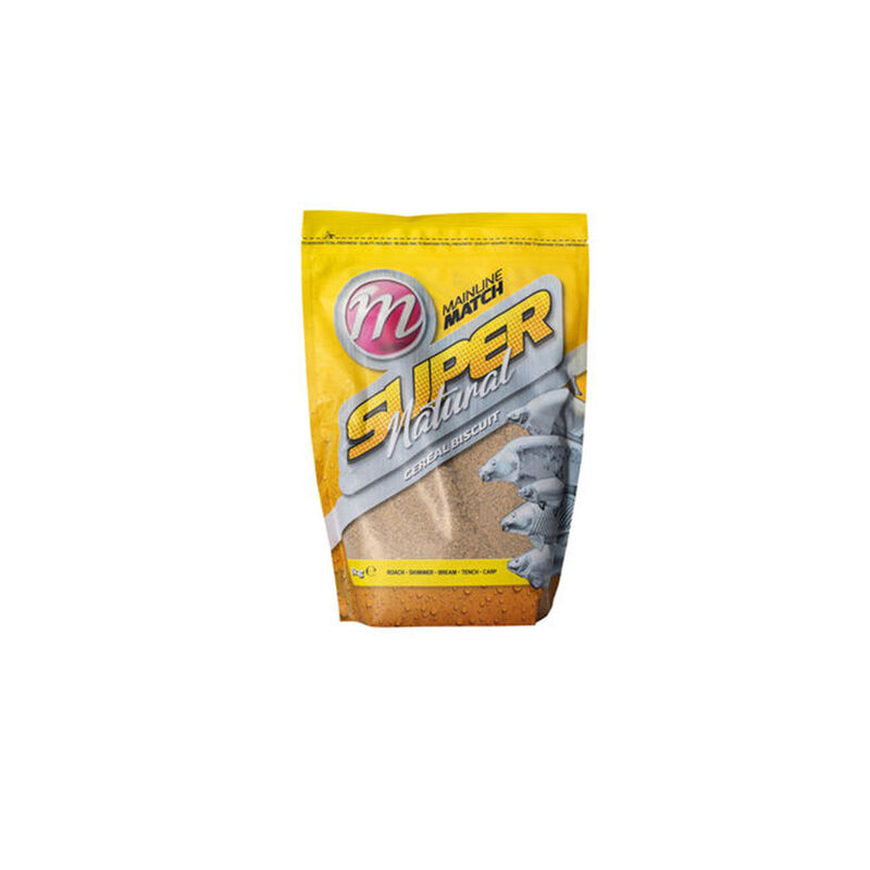 Amorce Mainline Super Natural Cereal Biscuit Mix 1kg - Amorces | Pacific P&ecirc;che