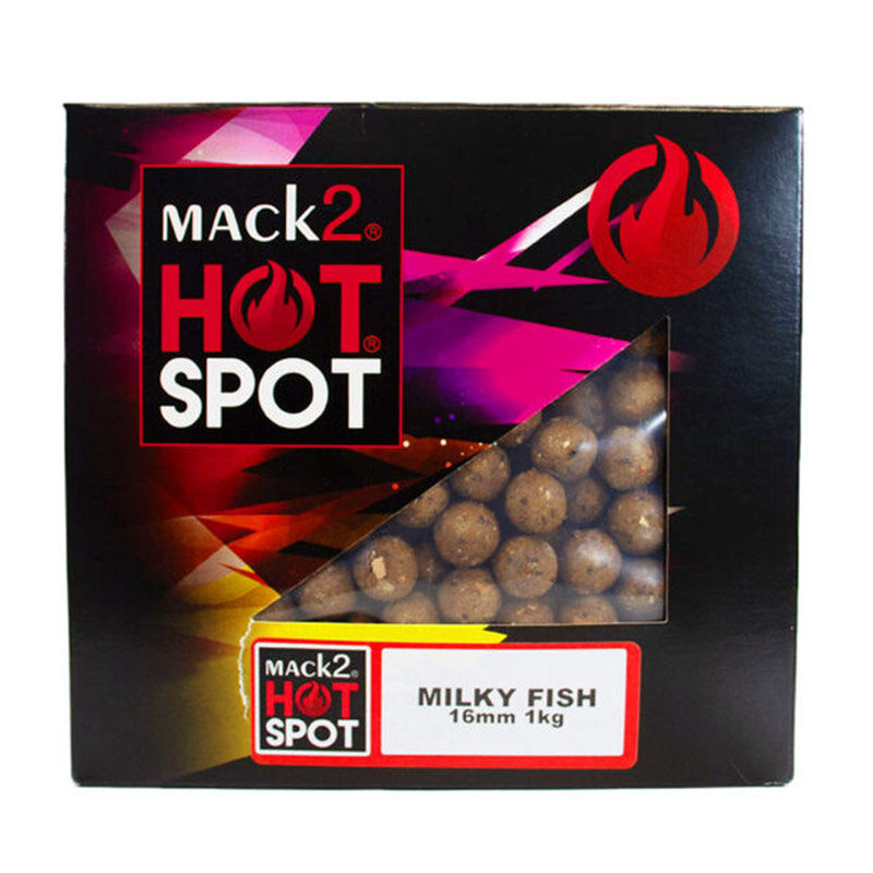 Bouillette Mack2 Milky Fish Boilie 1 kg - Denses | Pacific P&ecirc;che