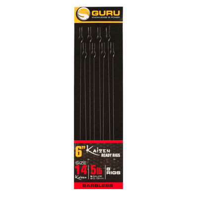 Hame&ccedil;ons mont&eacute;s coup guru kaizen pole rigs (x8) - Hame&ccedil;ons &agrave; Palettes | Pacific P&ecirc;che