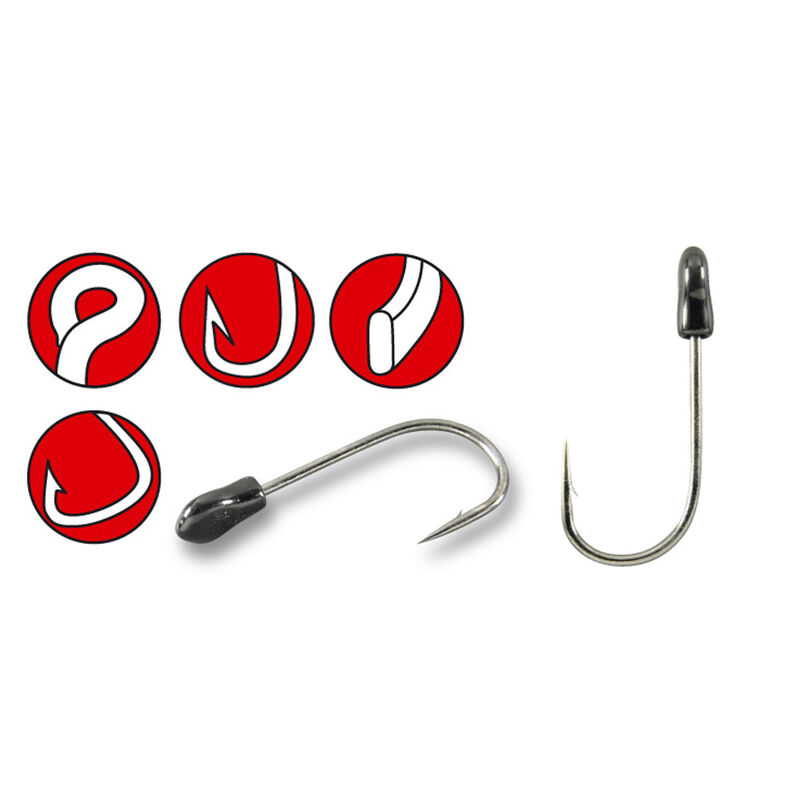 Hame&ccedil;on simple carnassier gamakatsu trailer hook (x4) - Simples | Pacific P&ecirc;che