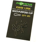 Agrafes rapides carpe korda kwick link (x20) - Agrafes | Pacific P&ecirc;che