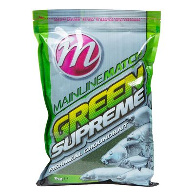 Amorce mainline green supreme sac de 1 kg - Amorces | Pacific P&ecirc;che
