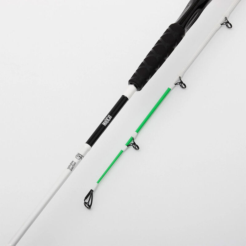 Canne Madcat White Clonk Teaser 2.40 m 200-250 g - Cannes Verticale | Pacific P&ecirc;che