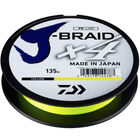Tresse Daiwa J-Braid x4 Jaune 135m - Tresses | Pacific P&ecirc;che