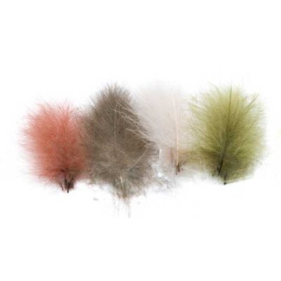 Fly tying jmc selection cdc 4 couleurs fonc&eacute;es jmc - Plumes | Pacific P&ecirc;che