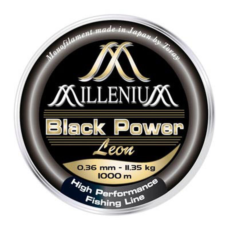 Nylon carpe leon hoogendijk millenium black power noir 1000m - Monofilament | Pacific P&ecirc;che
