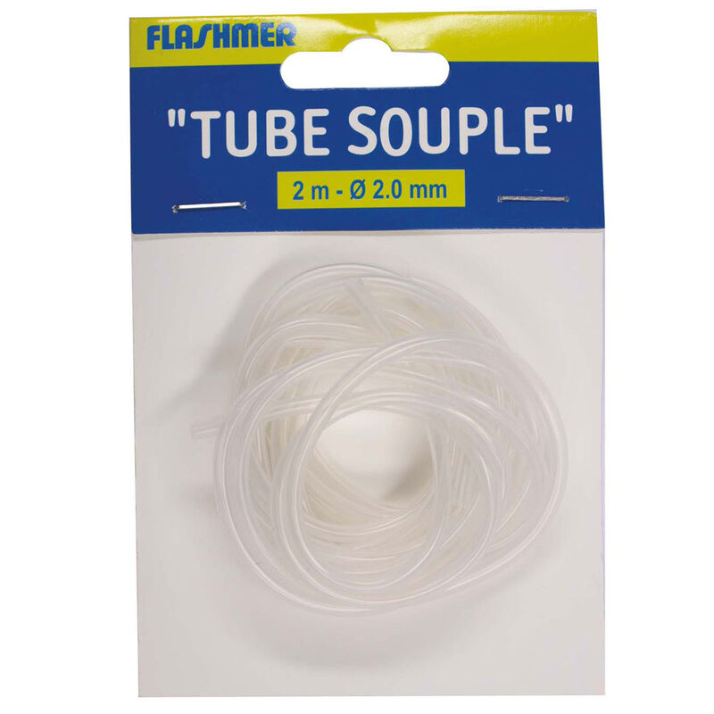 Tube souple en silicone translucide flashmer 2m - Mat&eacute;riaux Bas de Ligne | Pacific P&ecirc;che