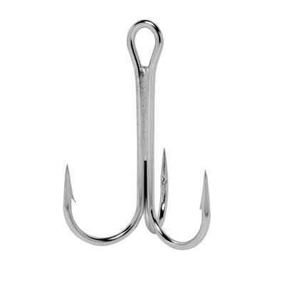 Hame&ccedil;ons triples carnassier vmc 9649 nickel&eacute;s (x10) - Triples | Pacific P&ecirc;che