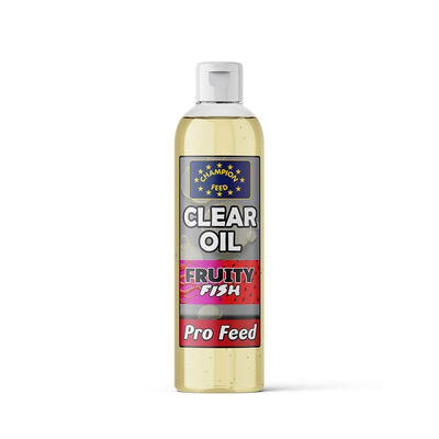 Huile Champion Feed Clear Oil 250ml Fruity Fish - Additifs | Pacific P&ecirc;che