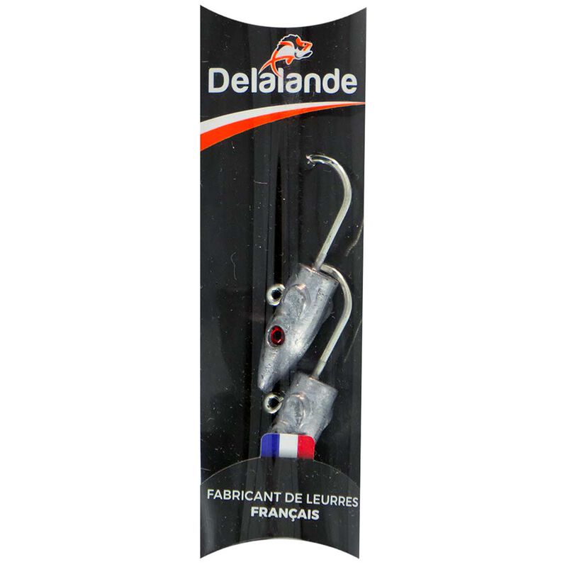T&ecirc;tes plomb&eacute;es Delalande EXO D1 Finesse (2 par pochette) - T&ecirc;tes Plomb&eacute;es | Pacific P&ecirc;che