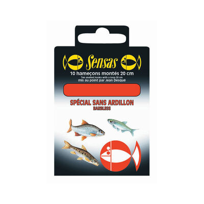 Hame&ccedil;ons mont&eacute;s coup sensas sans ardillon 20cm (x10) - Hame&ccedil;ons &agrave; Palettes | Pacific P&ecirc;che