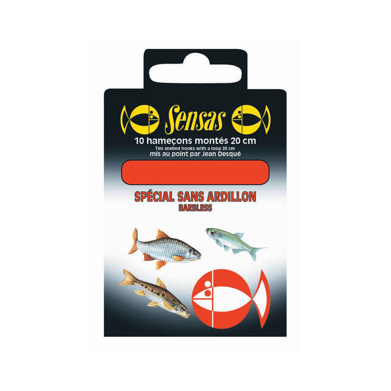 Hame&ccedil;ons mont&eacute;s coup sensas sans ardillon 20cm (x10) - Hame&ccedil;ons &agrave; Palettes | Pacific P&ecirc;che