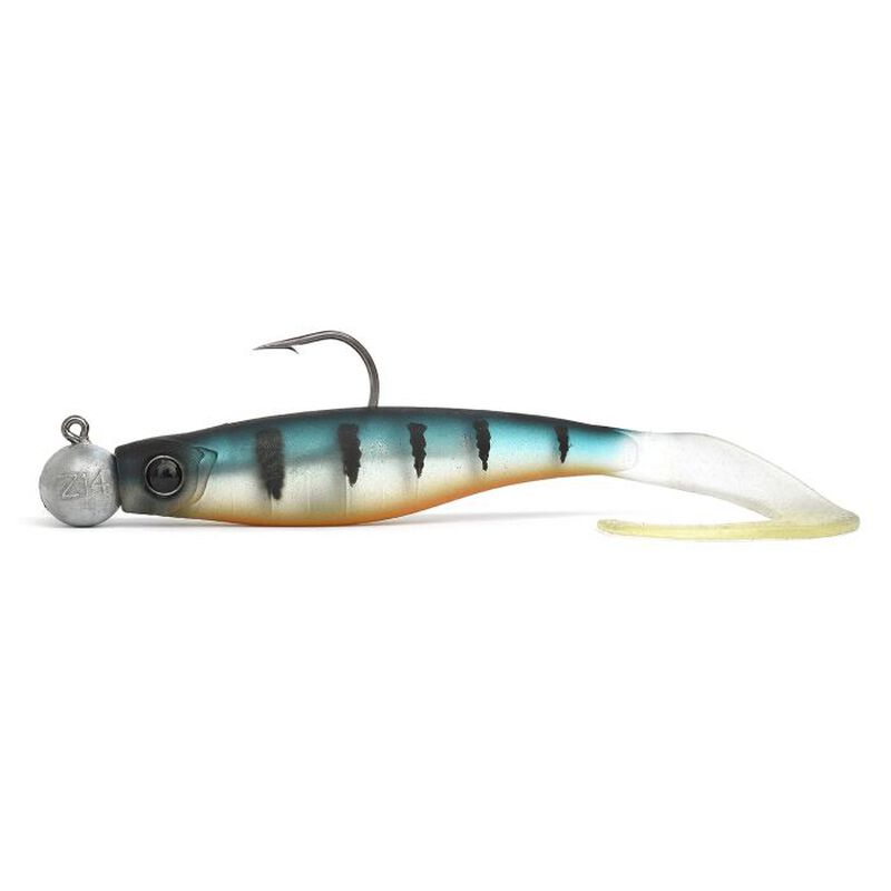 Leurre Souple Mont&eacute; Grub Hyperlastics Curlyminn 15cm, Jighead 14g - Grubs | Pacific P&ecirc;che