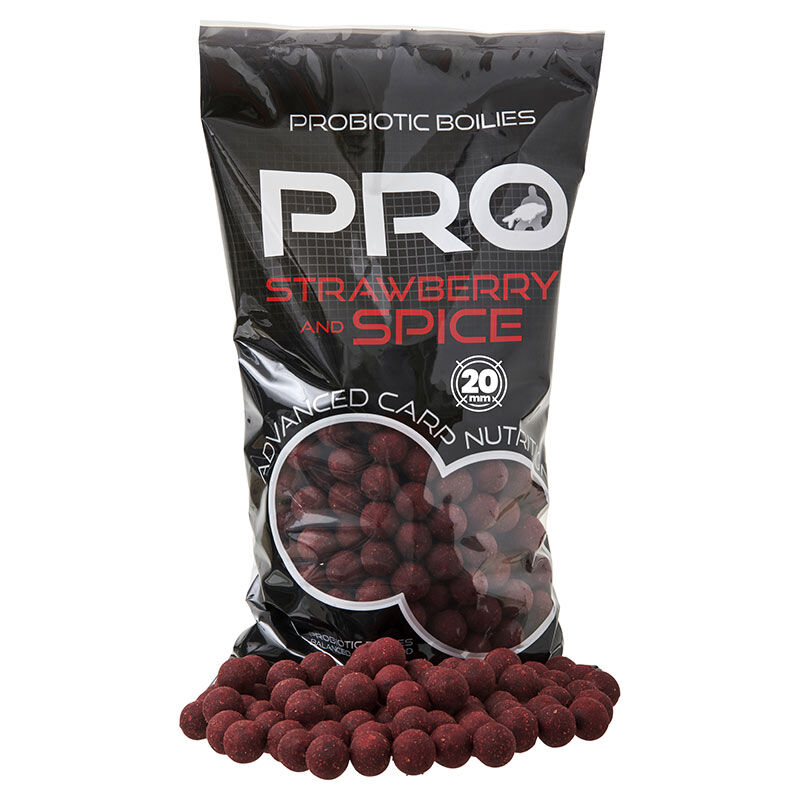 Bouillettes Starbaits ProBiotic Strawberry Spice 2kg - Denses | Pacific P&ecirc;che
